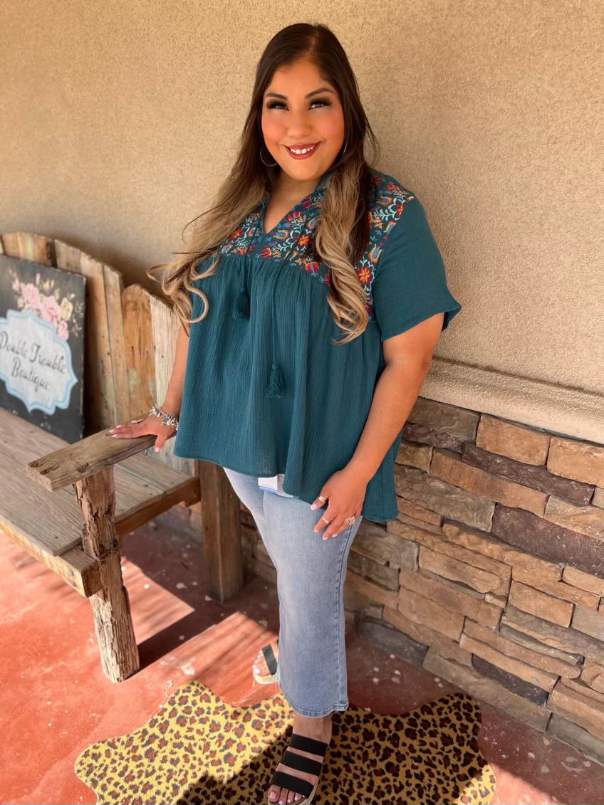 EL RENO EMBROIDERED TOP - Image 3