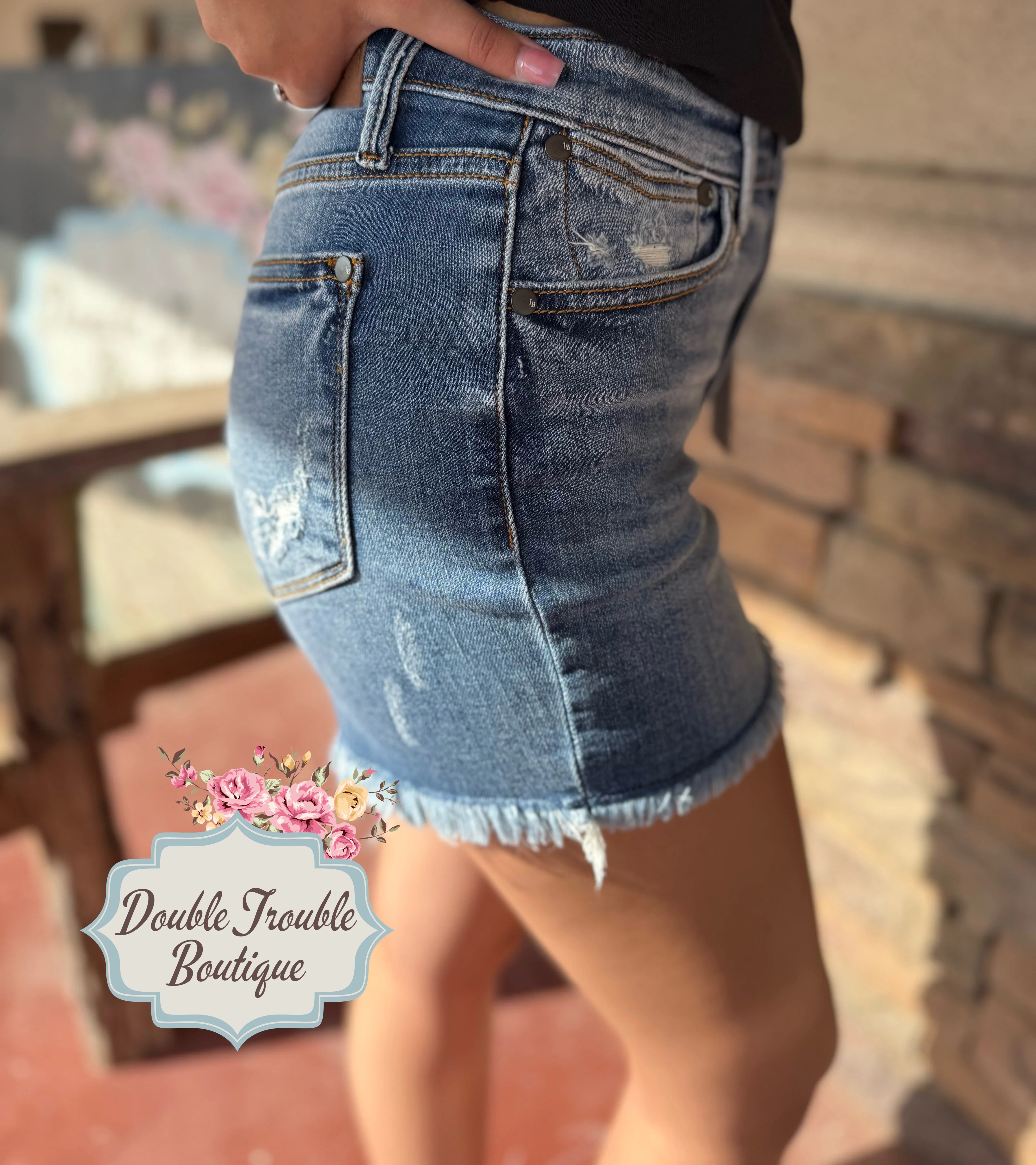 Katrina Judy Blue Shorts - Image 3