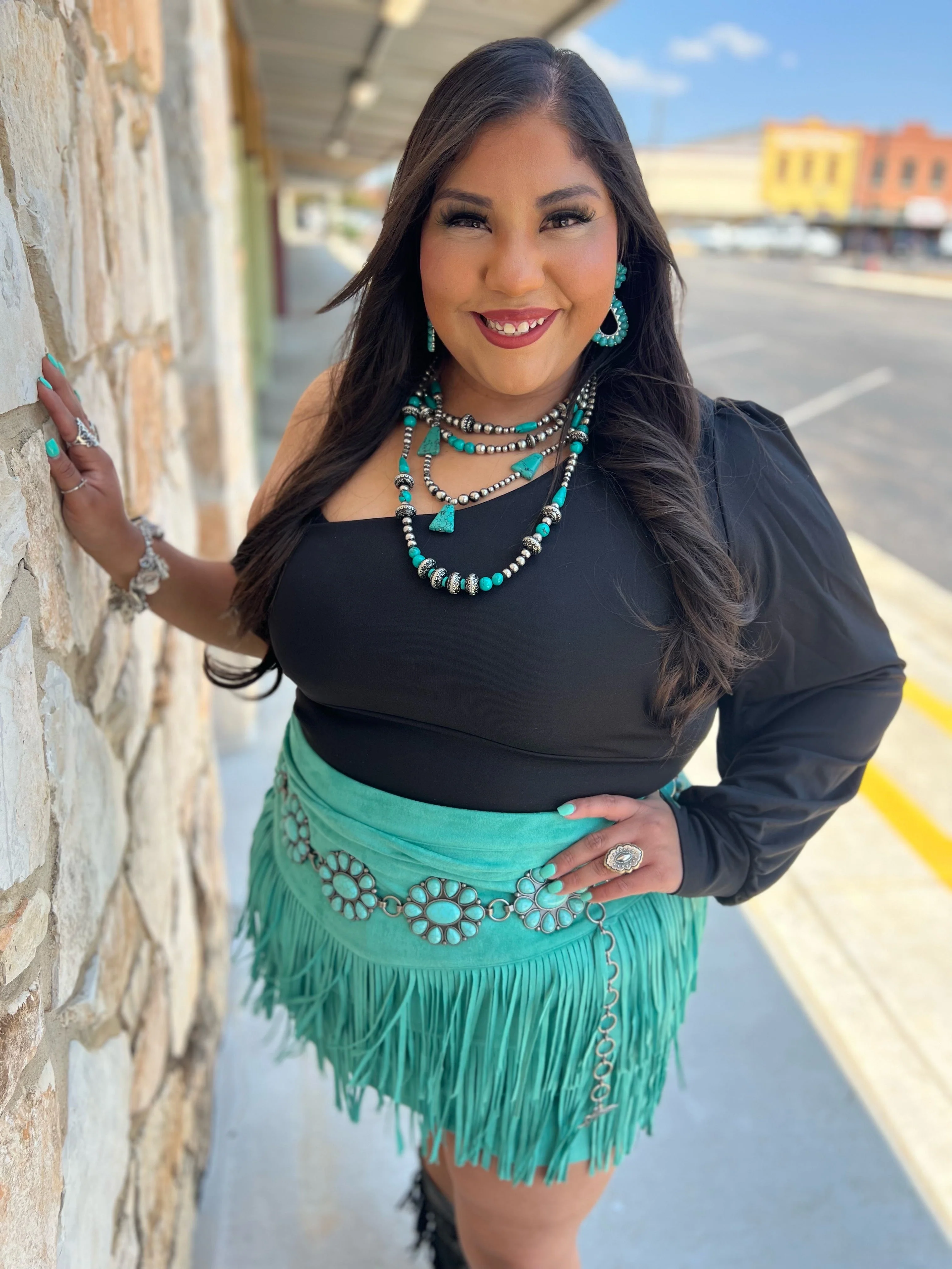 ON THE HORIZON TOP - BLACK & Pink Top (will get 2) - Image 3