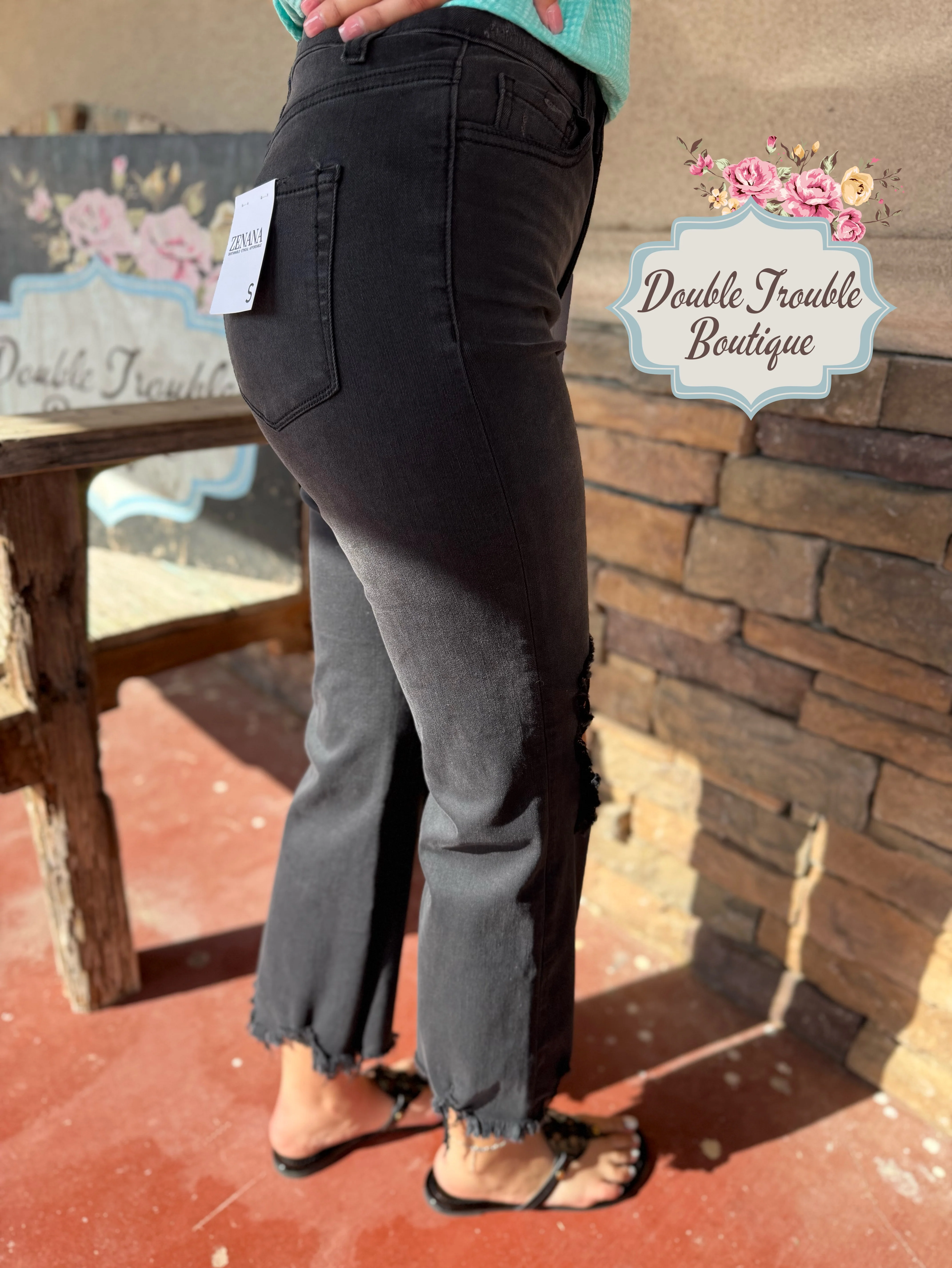 The Emily Denim -Black - Image 3